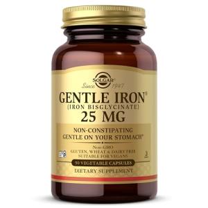 Solgar Gentle Iron 25 mg - 90 Veggie Capsules