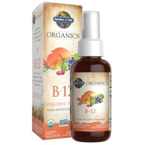 Garden of Life Organic B12 Vitamin Liquid, Raspberry