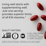 Sports Research B-Complex Vitamins - 120 Vegan Softgels