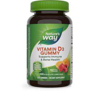 Nature's Way Vitamin D3 Gummies, 50 Mcg - 120 Count