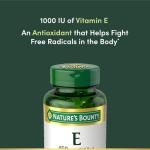 Nature's Bounty Vitamin E 450mg Softgels 60 Ct