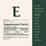 Nature's Bounty Vitamin E 450mg Softgels 60 Ct