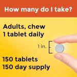 Nature Made Chewable Vitamin C 500 mg, 150 Tablets