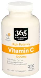 Whole Foods Vitamin C 1000mg Tablets, 250 Count