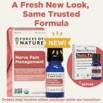 Forces of Nature Nerve Pain Management, Organic Topical Relief for Neuropathy & Nerve Discomfort, Homeopathic Medicine Supports Relief from Shooting Pains for Back, Hands, Legs and Feet, .37 fl oz