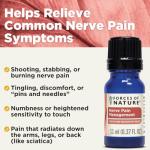 Forces of Nature Nerve Pain Management, Organic Topical Relief for Neuropathy & Nerve Discomfort, Homeopathic Medicine Supports Relief from Shooting Pains for Back, Hands, Legs and Feet, .37 fl oz
