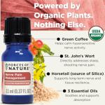 Forces of Nature Nerve Pain Management, Organic Topical Relief for Neuropathy & Nerve Discomfort, Homeopathic Medicine Supports Relief from Shooting Pains for Back, Hands, Legs and Feet, .37 fl oz