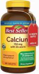 Nature Calcium 750 mg with D3 and K for Bone Health – 300 Tablets