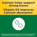 Nature Calcium 750 mg with D3 and K for Bone Health – 300 Tablets
