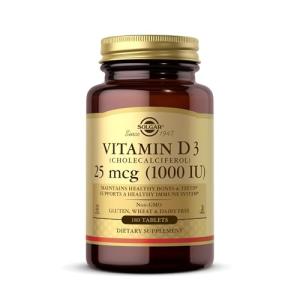Solgar Vitamin D3 25 mcg - Bone & Immune Support