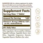 Solgar Vitamin D3 25 mcg - Bone & Immune Support