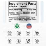 Nivagen Vitamin D3 50,000 IU Capsules 100 Count