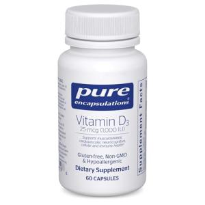 Vitamin D3 25 mcg – Supports Bone & Immune Health