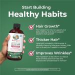 MaryRuth's Liquid Multivitamin + Hair Growth | Biotin 10000mcg | Lustriva Hair Growth Supplement | Clinically Tested in Women for Thicker Hair & Facial Wrinkle | Skin Care | Ages 18+ | 15.22 Fl Oz