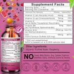 Iron Supplement for Women with Vitamin C,6-in-1 Liquid Supplement w/Vitamin B12,Vitamin B6,High Absorption Liquid Iron Drops for Red Blood Cells & Immune Support,Non-GMO, Gluten Free