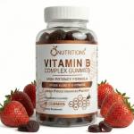 Vegan Vitamin B Complex Gummies for Energy & Immunity