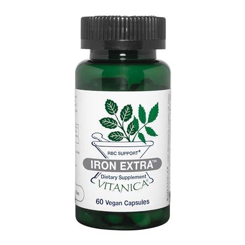 Vitanica Iron Extra with Vitamin C & B12 60 Caps