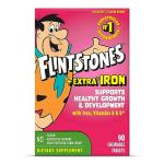 Flintstones Chewable Kids Multivitamin with Vitamin C, D, B12 & Iron for Toddlers, 90 Count