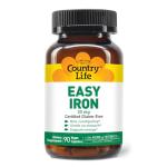 Country Life Easy Iron Capsules - Gentle Vegan Support