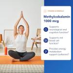 Pure Encapsulations Methylcobalamin 1,000 mcg - Vitamin B12 Supplement to Support Memory & Nerve Health - Premium Vitamin B12 Capsules - 180 Capsules