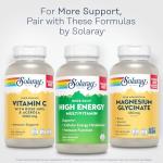 SOLARAY Once Daily High Energy Multivitamin for Women and Men – with Vitamin C, Vitamin D and Whole Food & Herb Base - Cellular Energy Metabolism & Immune Function Support – 200 Servings, 200 VegCap