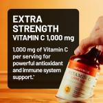 NatureWise Vitamin C 1000mg Capsules - Extra Strength Vegan Vitamin C for Daily Antioxidant & Immune Support - Non-GMO, USA Manufactured - 120 Capsules[120-Day Supply]