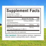 Innate Vitality Calcium Supplement, 1200 mg High Potency with 5000 IU Vitamin D3 & K2 MK7, Enhanced Absorption, for Bone Density, Strength & Immunity, Non-GMO, Easy to Swallow, 60 Tablets