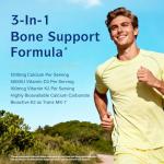 Innate Vitality Calcium Supplement, 1200 mg High Potency with 5000 IU Vitamin D3 & K2 MK7, Enhanced Absorption, for Bone Density, Strength & Immunity, Non-GMO, Easy to Swallow, 60 Tablets