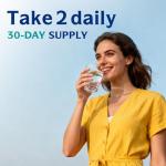 Innate Vitality Calcium Supplement, 1200 mg High Potency with 5000 IU Vitamin D3 & K2 MK7, Enhanced Absorption, for Bone Density, Strength & Immunity, Non-GMO, Easy to Swallow, 60 Tablets