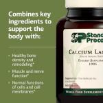 Standard Process Calcium Lactate Bone & Immune Health Dietary Support - Vegan, Gluten-Free, Non-Dairy, Non-Soy & Non-Grain - Bone, Joint & Health Support - 360 Tablets