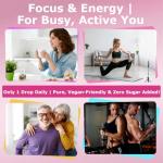 Liquid Vitamin B12 Drops 5000 mcg - Extra Strength B12 Methylcobalamin with B1 B6 B3 Folate Niacin - Fast Absorption Sublingual B-12 Drops for Energy Metabolism & Brain Function, Vegan B Complex