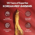 JUNG KWAN JANG Korean Red Ginseng Extract Capsules Plus | All-in-1 Focus Pills for Men & Women | Natural Energy Supplements, Circulation, Immune Support | 30 Capsules
