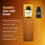 Sandhu's Vitamin D3 K2 Magnesium 5000 IU, 120mcg K2 Capsules 120 Count (Pack of 1) | with VIT B6, Zinc & Quercetin | D3K2 Supports Superior Absorption, Energy, Immune, Muscle Health for Men & Women