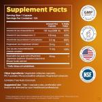 Sandhu's Vitamin D3 K2 Magnesium 5000 IU, 120mcg K2 Capsules 120 Count (Pack of 1) | with VIT B6, Zinc & Quercetin | D3K2 Supports Superior Absorption, Energy, Immune, Muscle Health for Men & Women