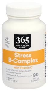 365 by Whole Foods Market, Vitamin B Stress Complex with Vitamin C, 90 Veg Capsules
