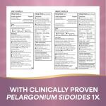 Nature's Way Umcka Cold Relief Hot Drink, Homeopathic, Clinically Proven Pelargonium Sidoides 1X, for Cough, Congestion, Sore Throat, Stuffy Nose, Day & Night Formula, 12 Packets (Packaging May Vary)