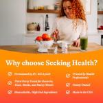 Seeking Health Iron with Cofactors, as Ferrochel Ferrous Bisglycinate, Vitamin A and C Cofactors, Digestive Enzymes for Optimal Iron Absorption, Vegan and Vegetarian (90 Capsules)*