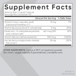 Sports Research® Blood Balance Iron Supplement - 36 MG Iron + Folate & Vitamin C for Absorption - Red Blood Cell Support for Women & Men* - Vegan Certified · Non-GMO · Gluten-Free - 90 Capsules