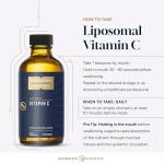 Quicksilver Scientific Liposomal Vitamin C - 1000mg Buffered Liquid Vitamin C Supplement - Immune + Antioxidant Support - Liposomes for Superior Absorption - Vegan + Non-GMO (4oz / 120ml)