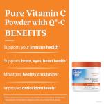 Doctor's Best Vitamin C Powder with Q-C, Healthy Immune System, Brain, Eyes, Heart and Circulation, Joints, Sourced from Scotland, 250G, 8.8 Ounce
