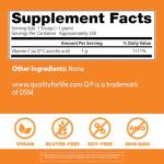 Doctor's Best Vitamin C Powder with Q-C, Healthy Immune System, Brain, Eyes, Heart and Circulation, Joints, Sourced from Scotland, 250G, 8.8 Ounce