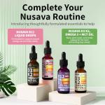 (2 Pack) Vitamin B12 and B6 Liquid Drops, B12 Sublingual Vitamin B Complex - B 12 Vitamin 5000mcg - B12 Methylcobalamin for Energy, Brain, and Heart Support with 27,200 mcg, Strawberry, 80 Servings