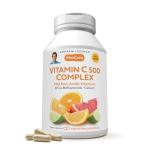 ANDREW LESSMAN Vitamin C 500 Complex 60 Capsules - Non-Acidic Vitamin C Plus Citrus Bioflavonoids for Immune System and Anti-Oxidant Support, No Stomach Upset, Small Easy to Swallow Capsules