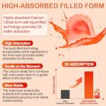 BSSTABBON 50+ Women’s Calcium Citrate Gummies: 1200mg Chewable Calcium Gummy Supplements Plus Magnesium Zinc Vitamin D3 K2 B12 B6 - Energy Immune Overall Health Support Vegan Sugar Free(120Count)