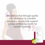 Bariatric Advantage Chewable Iron 60 mg with Vitamin C for Increased Absorption and Utilization, Easily Digestible for Gastric Bypass and Sleeve Gastrectomy Surgery Patients - Lemon Lime, 90 Count