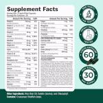 Multivitamin for Men – Essential Mens Multivitamins & Multiminerals 60 Liquid Capsules with Vitamin B12, A, D, C, Zinc, Magnesium & More for Total Body Wellness – 29 Key Nutrients & Vitamins for Men