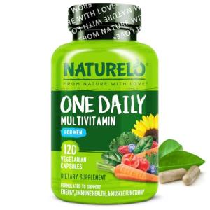 Male Energy Boosting Multivitamin - NATURELO 120 Capsules