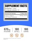 BulkSupplements.com Vitamin E 1000 IU Softgels - Vitamin E Supplement, Essential Antioxidant Support - Gluten Free, 1 Softgel per Serving, 180 Count (Pack of 1)