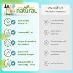 Natural Vitamin A Drops with Coconut Oil - 1 oz