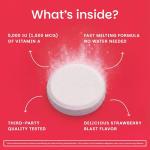 EZ Melts Vitamin A Fast Dissolve Tablets, 60 Count